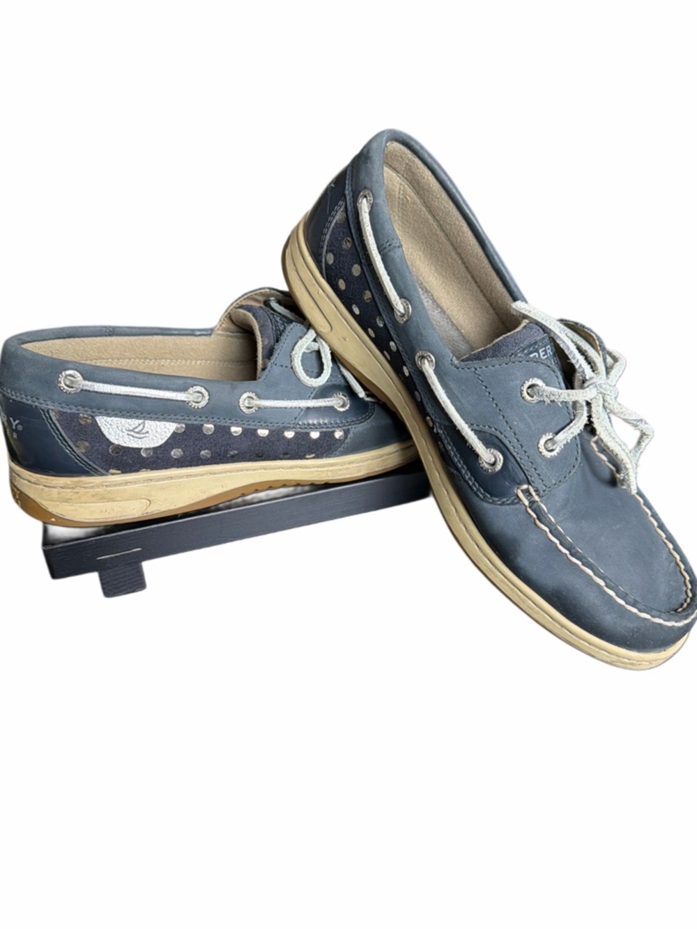 Sperry Top Sider Bluefish Women Blue Boat Shoe Size 9